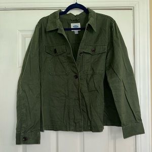Women’s Old Navy green jacket size xl